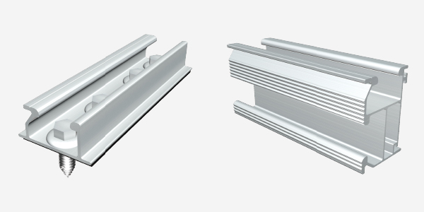 梯形彩鋼瓦太陽能短導軌-3 梯形彩鋼瓦太陽能短導軌-3