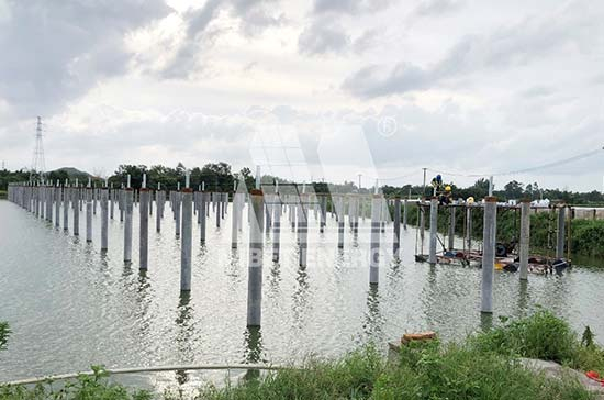 漁業(yè)養(yǎng)殖+光伏發(fā)電！邁貝特廣東開平50MW漁光互補(bǔ)光伏項(xiàng)目開工