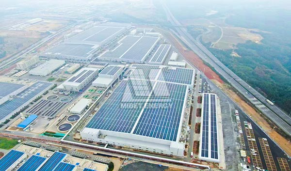 云南29.4MW彩鋼瓦光伏電站竣工，邁貝特?cái)y手晶澳構(gòu)建綠色生態(tài)