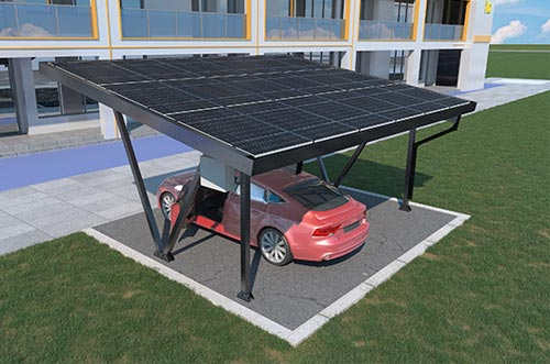 新品首發(fā)第一彈！排水包邊BIPV車棚系統(tǒng)全面防水，打造功效美