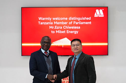 坦桑尼亞能源部長特別代表到訪邁貝特，共同探討清潔能源合作